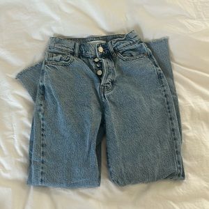 Pacsun High rise straight blue jeans size 22